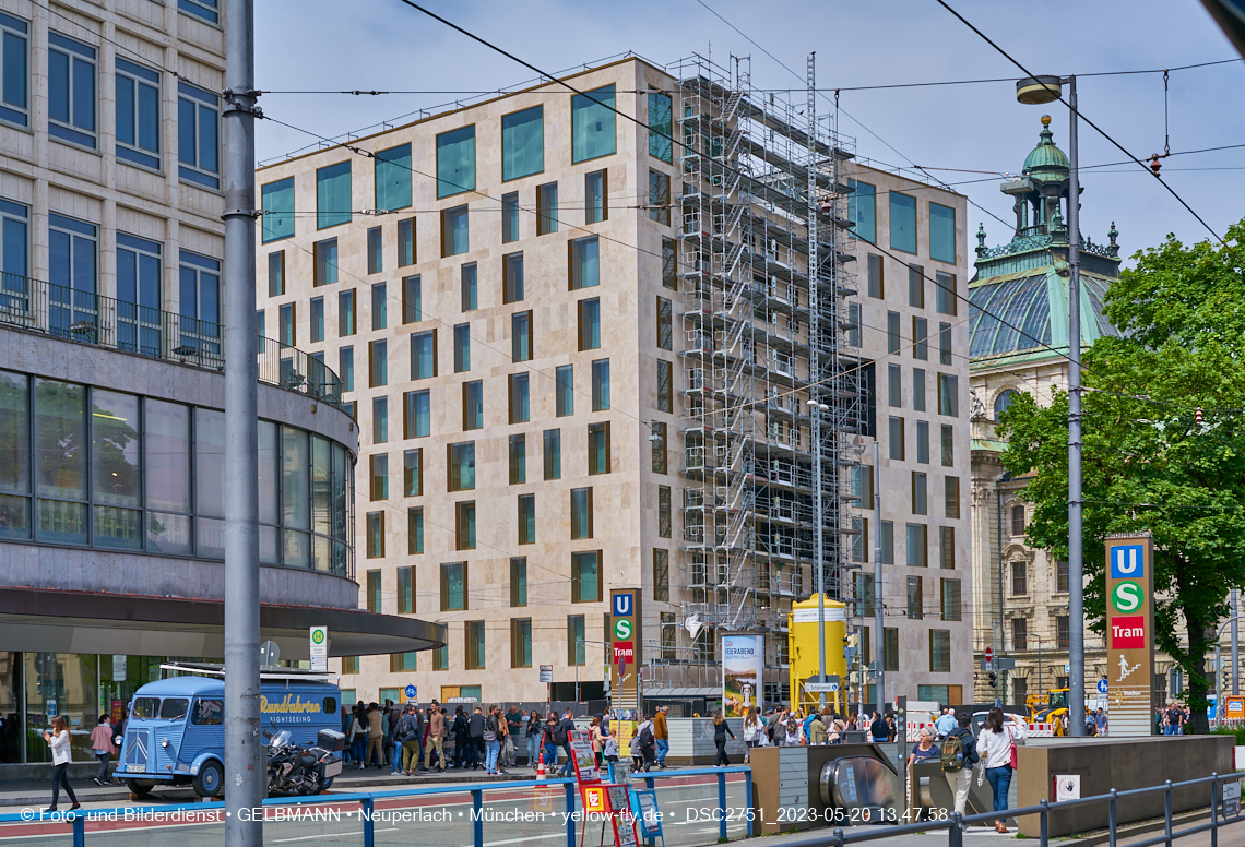 Mai 2023 - Neubau des Hotels Königshof am Stachus in München